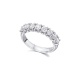 Anillo de oro blanco de 18 Kt con diamantes de 1,06 ct