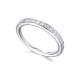 Anillo de oro blanco de 18 Kt con diamantes de 0,54 ct