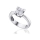 Anillo de oro blanco de 18 Kt con diamantes de 0,62 ct