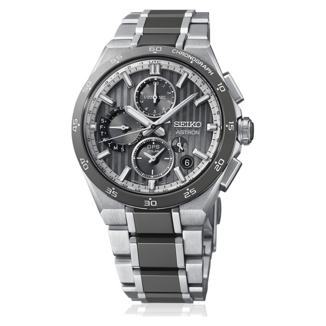 Seiko Astron ∅43,2 mm - 10 ATM, Esfera gris claro - HAB007J1