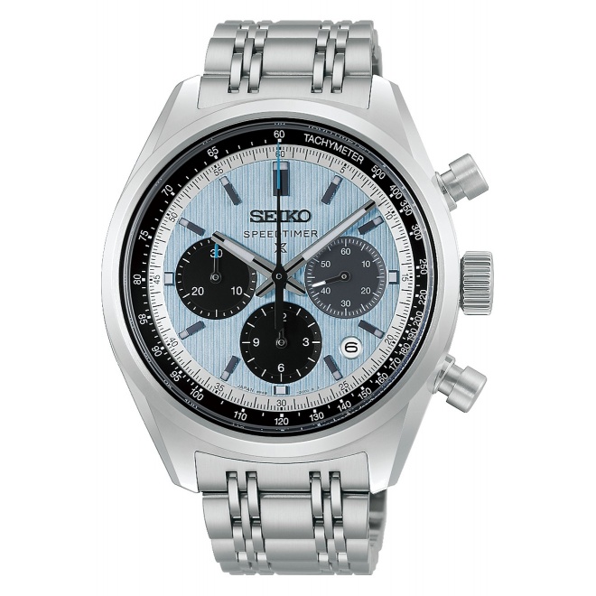 Seiko Prospex Speedtimer ∅42 mm - 10 ATM, Esfera azul claro - HBD001J1