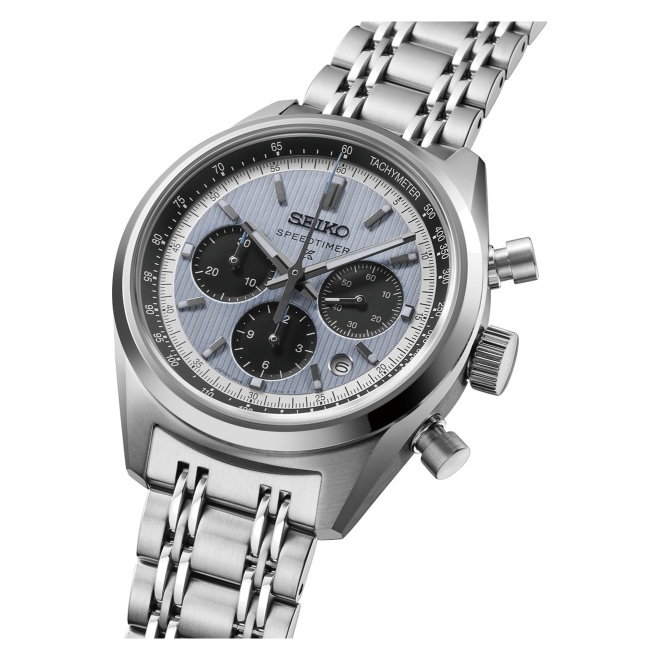 Seiko Prospex Speedtimer ∅42 mm - 10 ATM, Esfera azul claro - HBD001J1