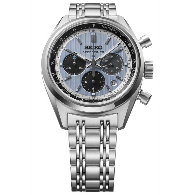 Seiko Prospex Speedtimer ∅42 mm - 10 ATM, Esfera azul claro - HBD001J1