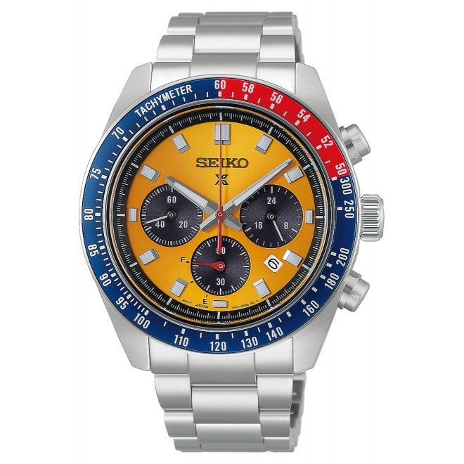 Seiko Prospex Speedtimer ∅41,4 mm - 10 ATM, Esfera amarilla - HBJ004