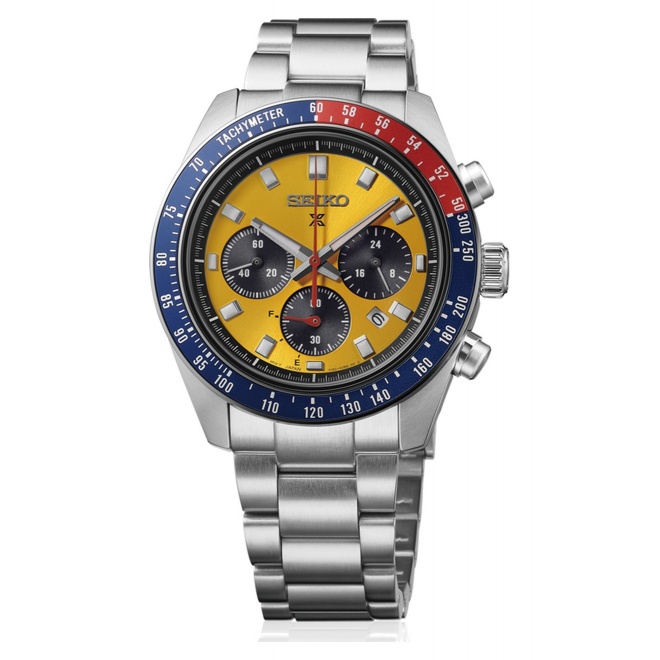 Seiko Prospex Speedtimer ∅41,4 mm - 10 ATM, Esfera amarilla - HBJ004