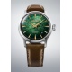 Seiko Presage Cocktail Time ∅38,5 mm - 5 ATM, Esfera verde, correa de piel de vaca - HCB002J1