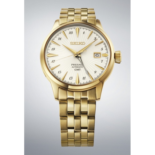 Seiko Presage Cocktail Time ∅40,5 mm - 5 ATM, Esfera blanca - HCB004J1