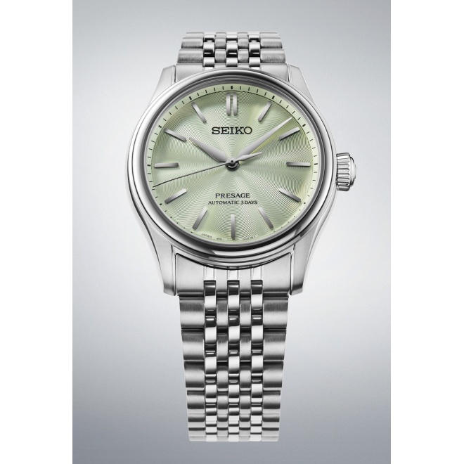 Seiko Presage Classic Series ∅38 mm - 10 ATM, Esfera verde claro - HCC002J1