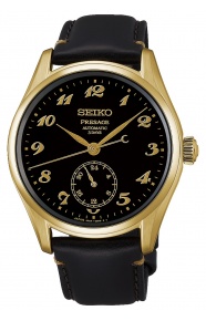 Seiko Presage Classic Series ∅39,6 mm, Esfera negra, correa de piel de vaca - HCC006J1