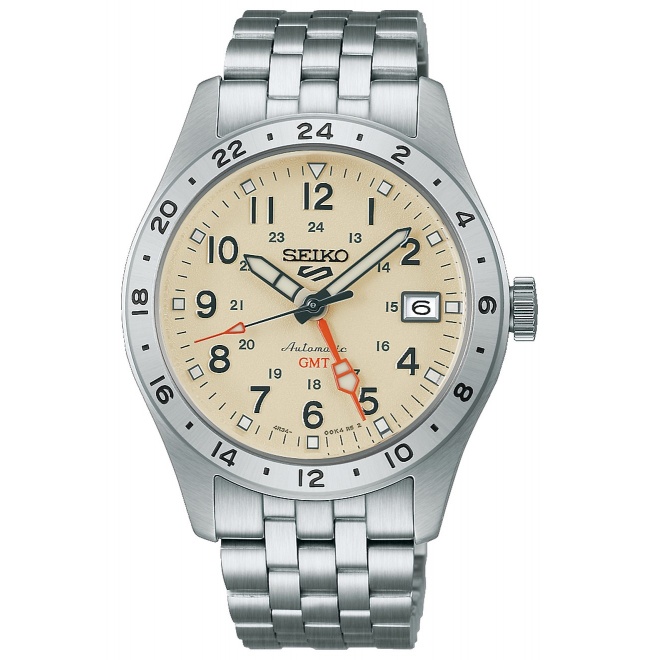 Seiko 5 Sports Field series ∅39,4 mm - 10 ATM, Esfera beige - HDB002