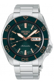 Seiko 5 Sports SKX series ∅42,5 mm - 10 ATM, Esfera verde - HDB005
