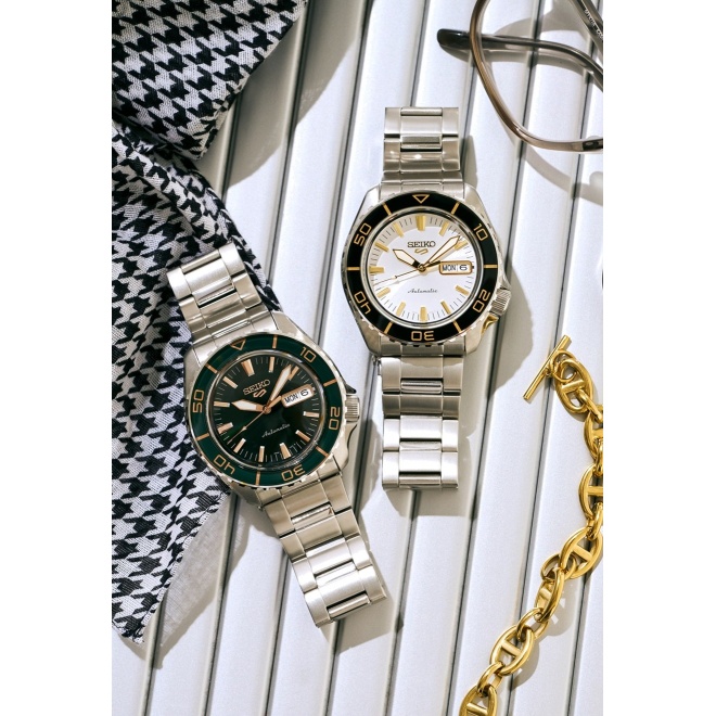 Seiko 5 Sports SKX series ∅42,5 mm - 10 ATM, Esfera verde - HDB005
