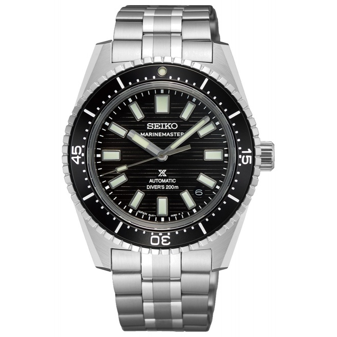 Seiko Prospex Marinemaster ∅39,5 mm - 20 ATM, Esfera negra - SJE101J1