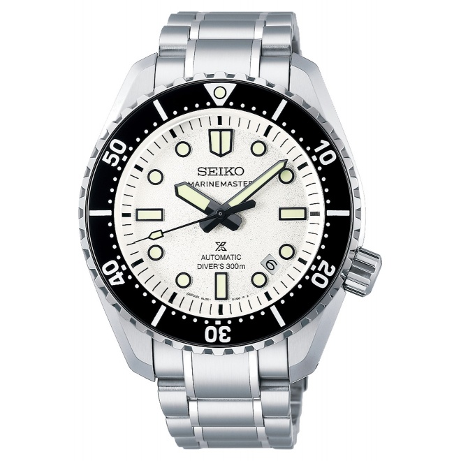 Seiko Prospex Marinemaster ∅42,6 mm - 30 ATM, Esfera blanca - SLA077J1