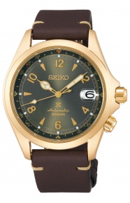 Seiko Prospex Tierra ∅39,5 mm - 20 ATM, Esfera verde oliva, correa de piel de vaca - SPB210J1
