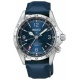 Seiko Prospex Tierra ∅39,5 mm - 20 ATM, Esfera azul, correa de piel de vaca - SPB377J1