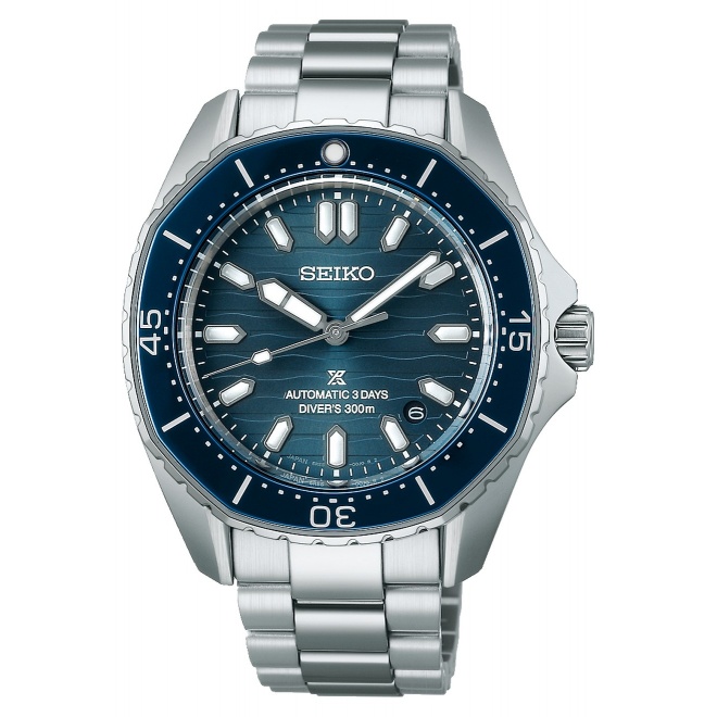 Seiko Prospex Mar ∅41,3 mm - 30 ATM, Esfera azul - SPB483J1