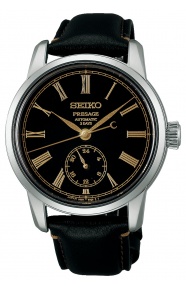 Seiko Presage Classic Series ∅40,2 mm - 10 ATM, Esfera negra, correa de piel de vaca - SPB499J1