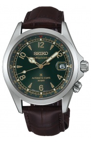 Seiko Prospex Tierra ∅39,5 mm - 20 ATM, Esfera verde, correa de piel de vaca - SPB507J1