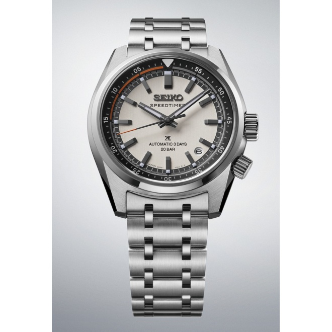 Seiko Prospex Speedtimer ∅39,5 mm - 20 ATM, Esfera blanca - SPB513J1