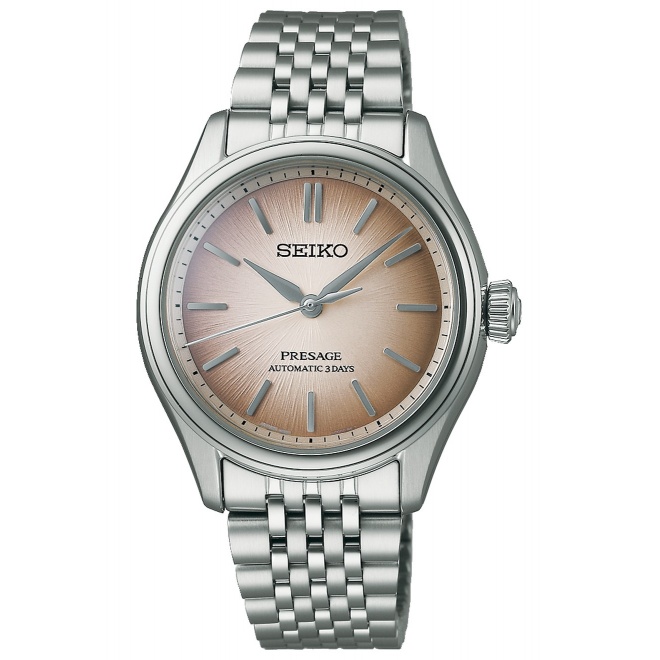 Seiko Presage Classic Series ∅36 mm - 10 ATM, Esfera salmón - SPB523J1