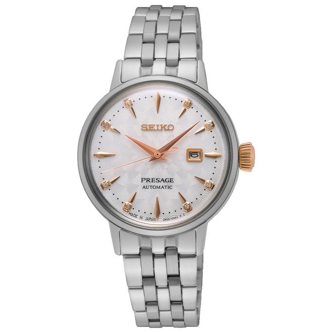 Seiko Presage Cocktail Time ∅30,3 mm - 5 ATM, Esfera rosa - SRE009J1