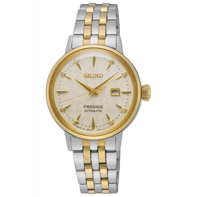 Seiko Presage Cocktail Time ∅30,3 mm - 5 ATM, Esfera champán - SRE010J1