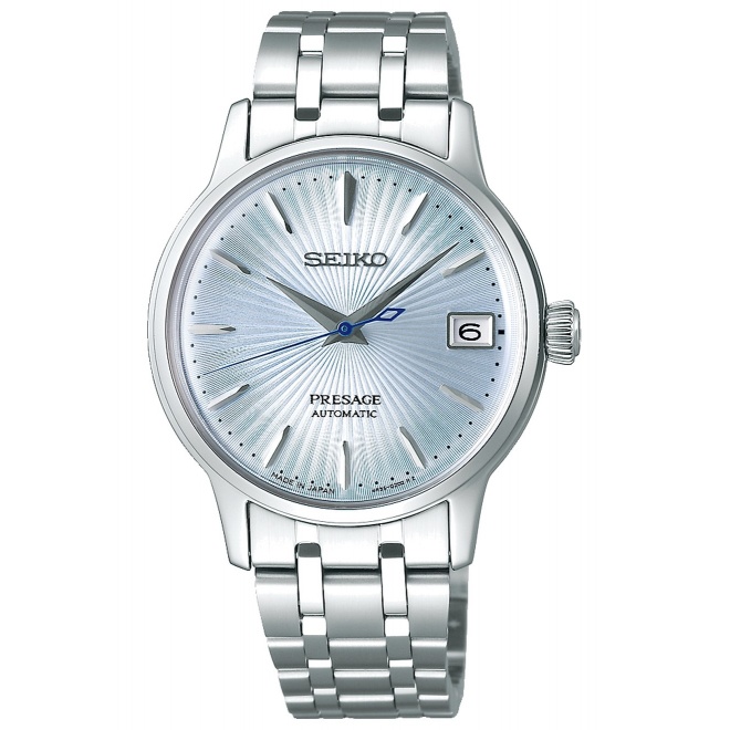 Seiko Presage Cocktail Time ∅33,8 mm - 5 ATM, Esfera azul claro - SRP841J1