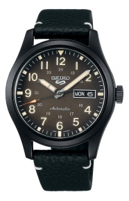 Seiko 5 Sports Field series ∅39,4 mm - 10 ATM, Esfera marrón, correa de piel de vaca - SRPG41