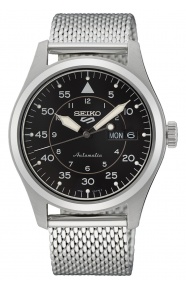 Seiko 5 Sports Field series ∅39,4 mm - 10 ATM, Esfera negra - SRPH23
