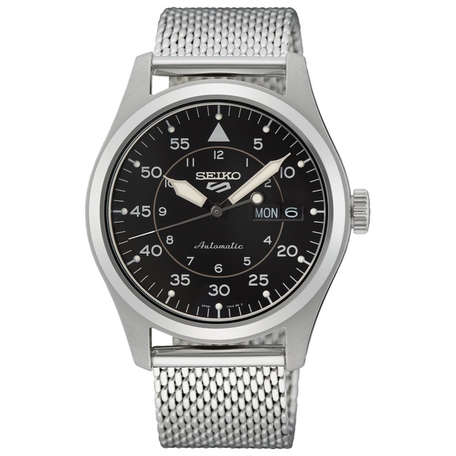 Seiko 5 Sports Field series ∅39,4 mm - 10 ATM, Esfera negra - SRPH23