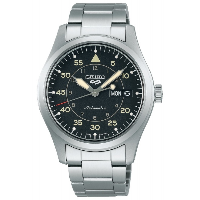 Seiko 5 Sports Field series ∅39,4 mm - 10 ATM, Esfera negra - SRPH27