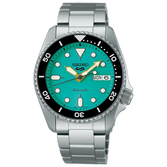Seiko 5 Sports SKX series ∅38 mm - 10 ATM, Esfera turquesa - SRPK33