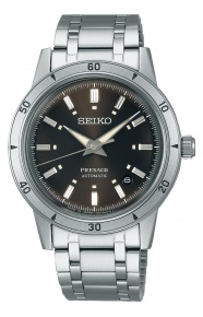 Seiko Presage Style60's ∅39,5 mm - 5 ATM, Esfera marrón - SRPL09J1