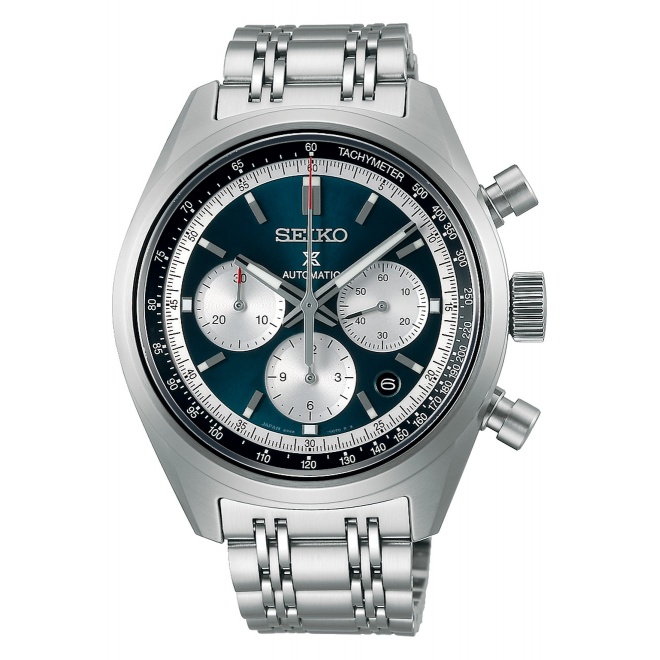 Seiko Prospex Speedtimer ∅42 mm - 10 ATM, Esfera azul - SRQ051J1