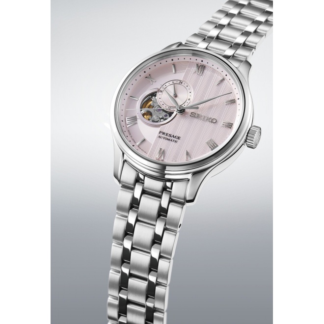 Seiko Presage Japanese Garden ∅41,8 mm, Esfera rosa - SSA465J1