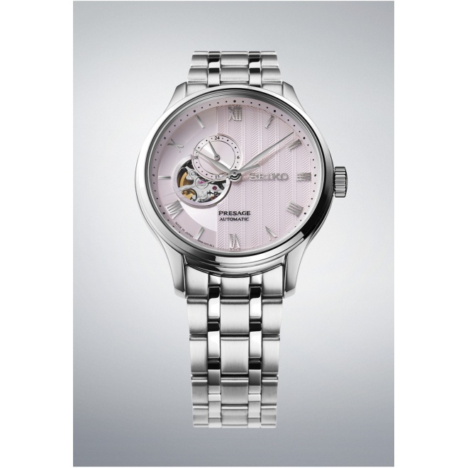 Seiko Presage Japanese Garden ∅41,8 mm, Esfera rosa - SSA465J1