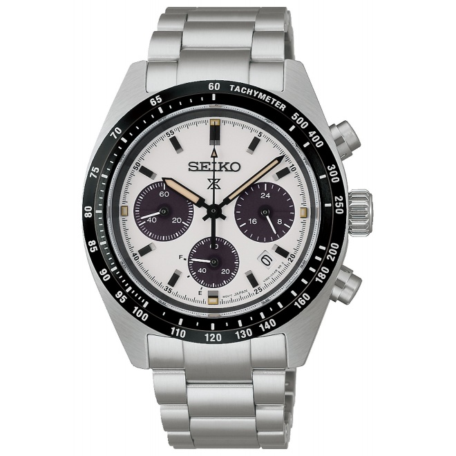 Seiko Prospex Speedtimer ∅39 mm - 10 ATM, Esfera blanca - SSC961