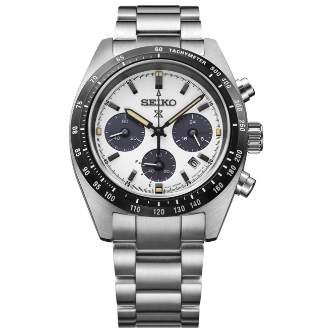 Seiko Prospex Speedtimer ∅39 mm - 10 ATM, Esfera blanca - SSC961