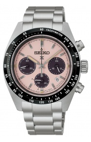 Seiko Prospex Speedtimer ∅39 mm - 10 ATM, Esfera rosa - SSC963