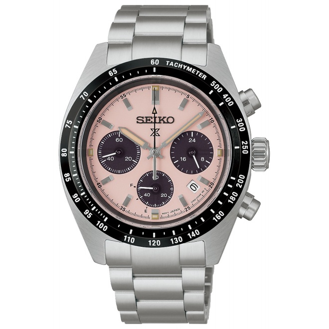 Seiko Prospex Speedtimer ∅39 mm - 10 ATM, Esfera rosa - SSC963