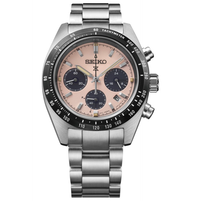 Seiko Prospex Speedtimer ∅39 mm - 10 ATM, Esfera rosa - SSC963