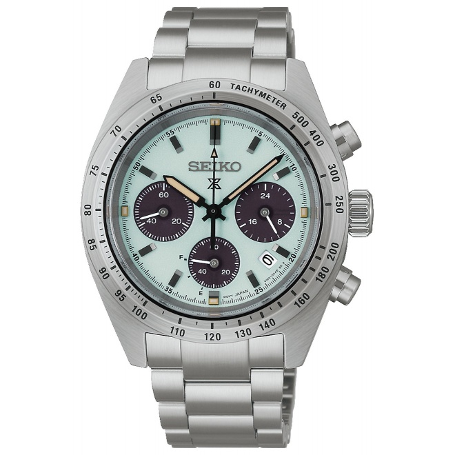 Seiko Prospex Speedtimer ∅39 mm - 10 ATM, Esfera verde claro - SSC965