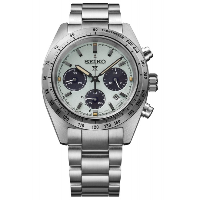 Seiko Prospex Speedtimer ∅39 mm - 10 ATM, Esfera verde claro - SSC965