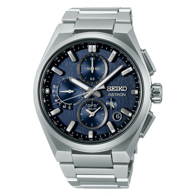Seiko Astron ∅42 mm - 10 ATM, Esfera azul - SSH161J1