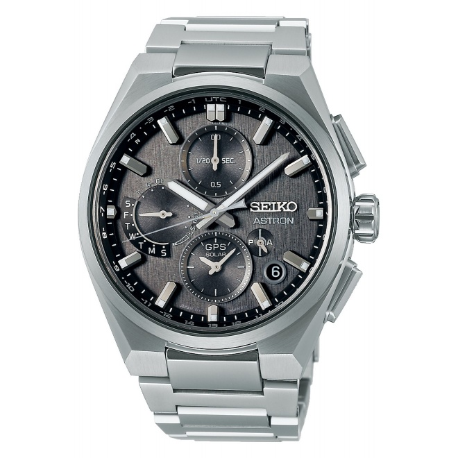 Seiko Astron ∅42 mm - 10 ATM, Esfera gris - SSH163J1