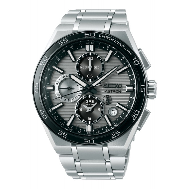 Seiko Astron ∅44,1 mm - 10 ATM, Esfera plateada - SSH177J1