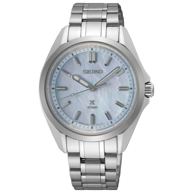 Seiko Prospex Mar ∅34 mm - 20 ATM, Esfera nácar azul - SUR607J1