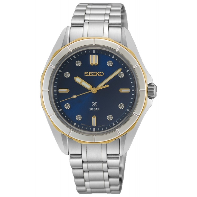 Seiko Prospex Mar ∅34 mm - 20 ATM, Esfera azul - SUR620J1