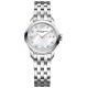 Baume & Mercier Clifton ∅30 mm - 5 ATM, Esfera blanca, brazalete de acero - M0A10176